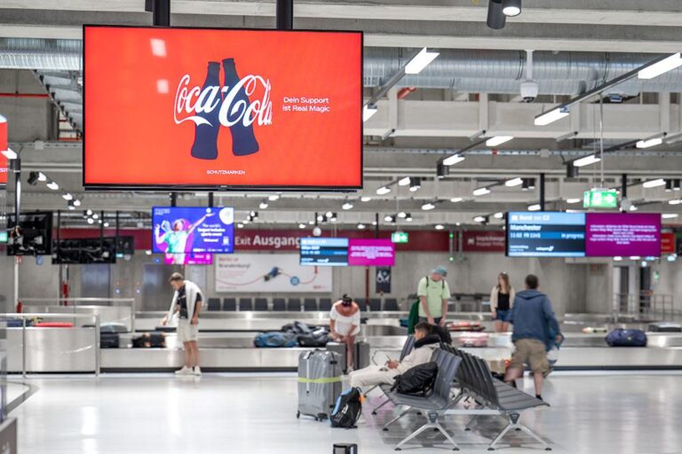 Coca-Cola India digital activation at BLR Airport