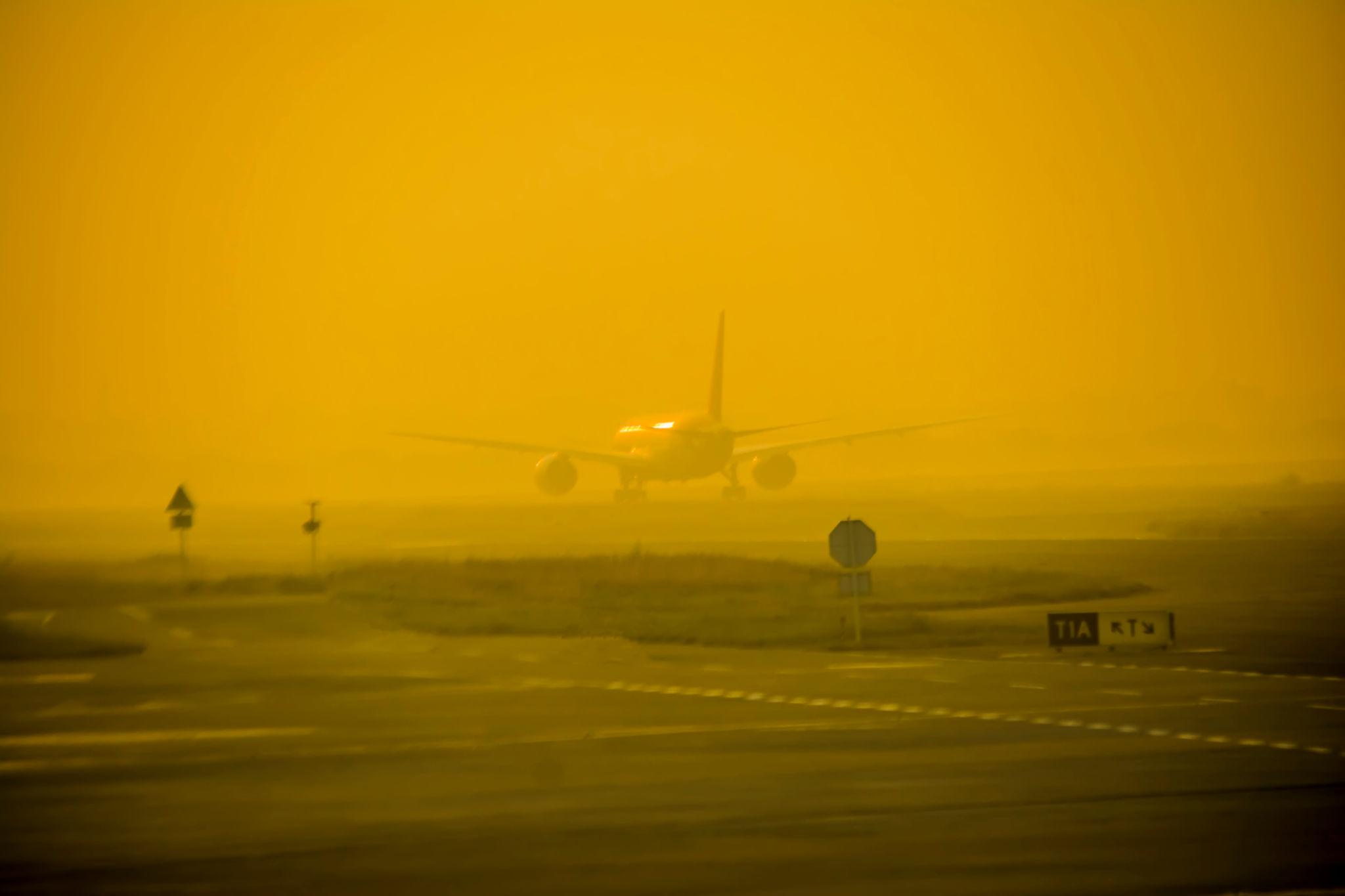 Ground collision at Delhi Airport