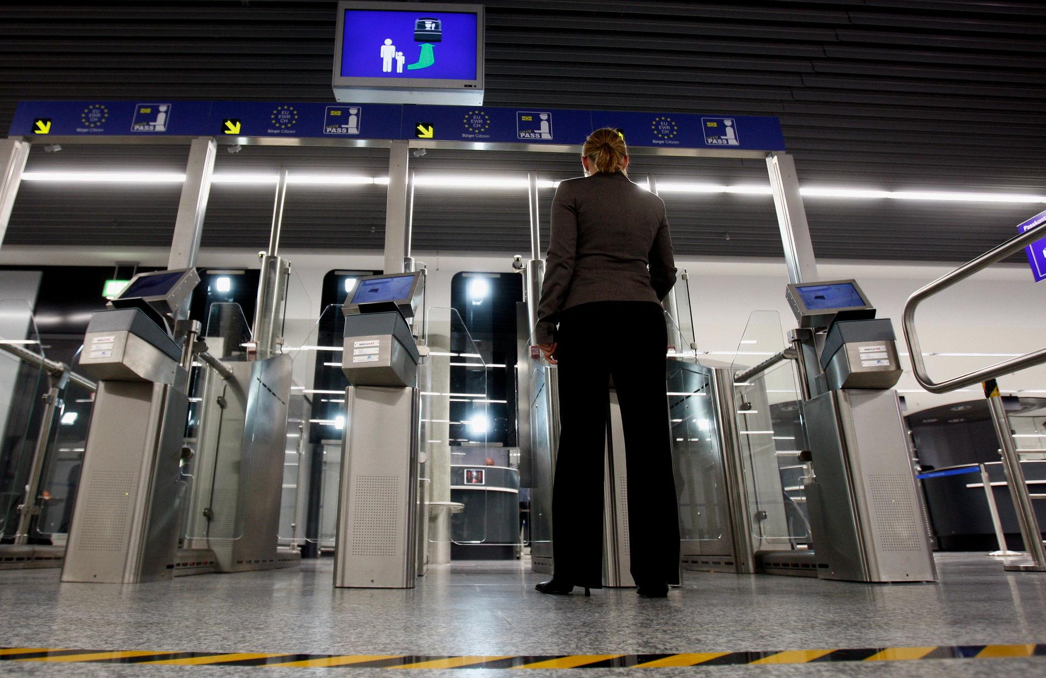 New EU Travel biometric border control system Europe airport