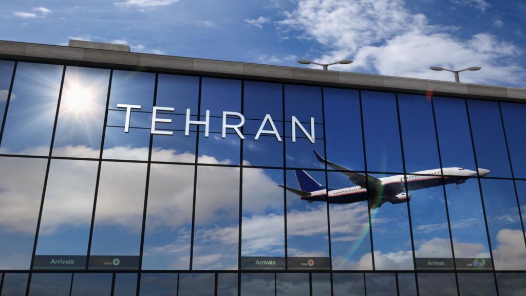 Iran flights resume Tehran airport aviation restart