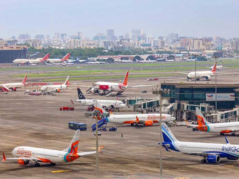 Mumbai Airport ground handling incident aircraft damage cargo dolly
