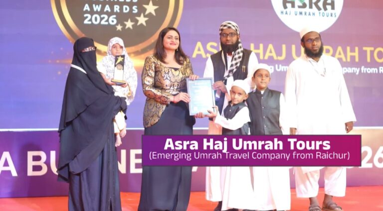 Asra Haj Umrah Tours Raichur providing Umrah travel services for pilgrims